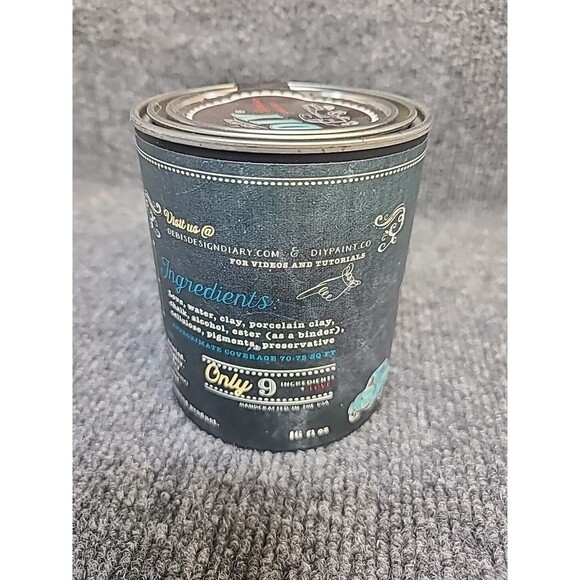 NEW Debi's Design Diary DIY Chalk Paint in Layered Chocolate Brown 16 fl oz Pint - Picture 4 of 4